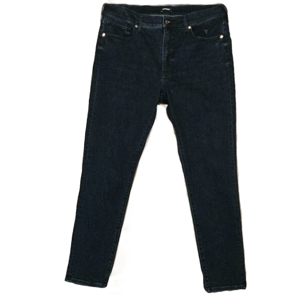 Express Skinny Mid Rise Jeans – Women’s Size 14R – Dark Wash – Great Condition